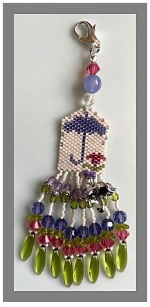 click here to view larger image of April Showers Fob (bead kit)