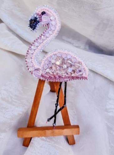 Flamingo - click here for more details about bead kit