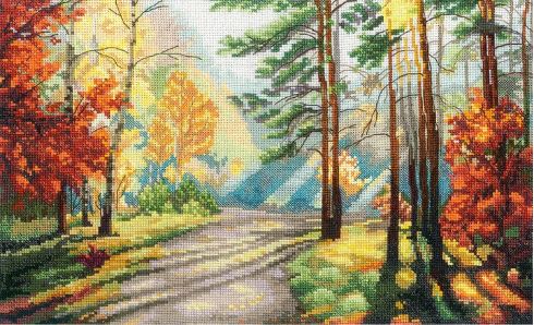 Forest Colors - click here for more details about counted cross stitch kit