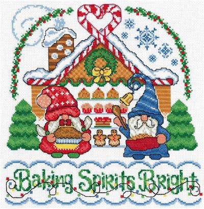 click here to view larger image of Baking Spirits Bright - Ursula Michael (counted cross stitch kit)