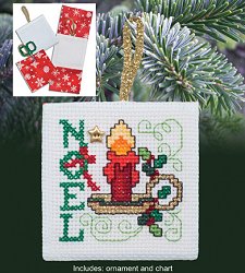 click here to view larger image of Christmas Pocket Ornament - Noel (chart)