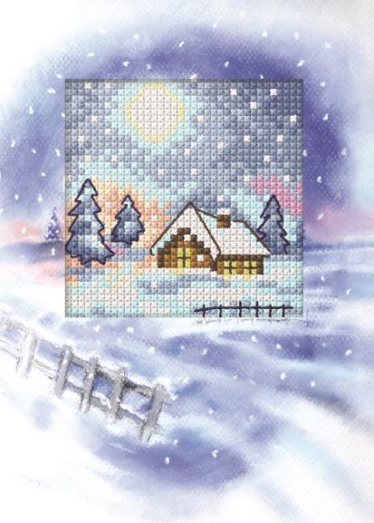 Card - SA6262 - click here for more details about counted cross stitch kit