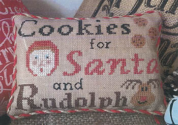 click here to view larger image of Christmas Cookies Pillow (chart)