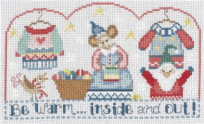 click here to view larger image of Sweater Weather - Gail Bussi (counted cross stitch kit)
