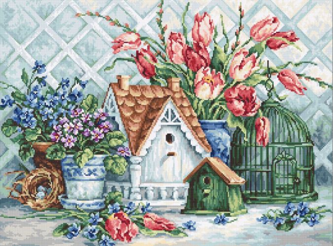 click here to view larger image of Unusual Little Corner (counted cross stitch kit)