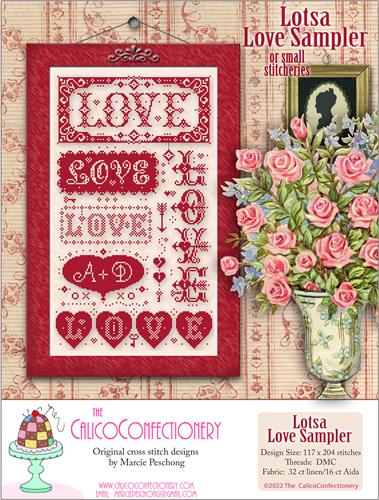 click here to view larger image of Lotsa Love Sampler of Smalls (chart)