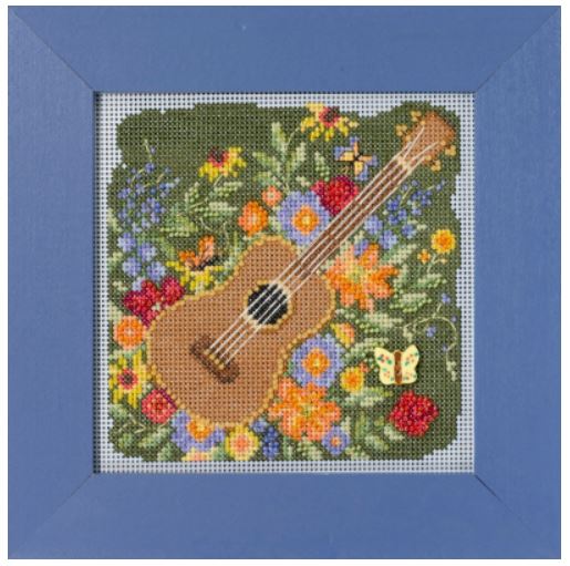 click here to view larger image of Festive Guitar (2023) (counted cross stitch kit)
