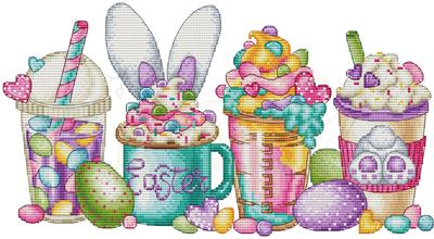 click here to view larger image of Easter Coffees (chart)