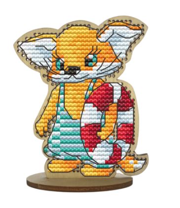 Summer Fox  - click here for more details about counted cross stitch kit