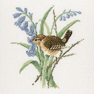 Wren - click here for more details about counted cross stitch kit