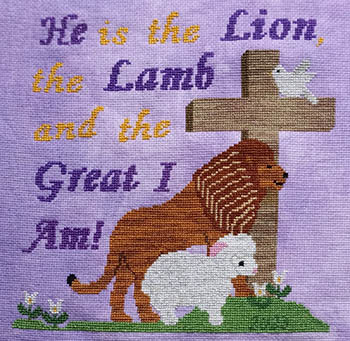click here to view larger image of Lion Lamb I Am (chart)