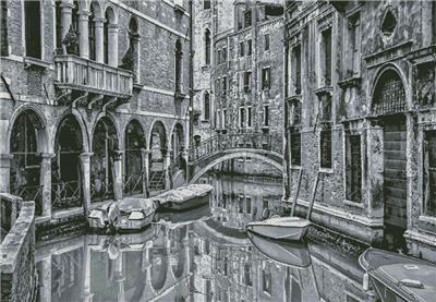 click here to view larger image of Venice Canal Black and White (Large) (chart)