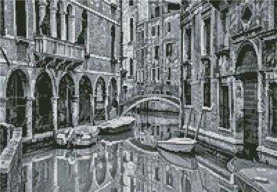 click here to view larger image of Venice Canal Black and White (Mini) (chart)