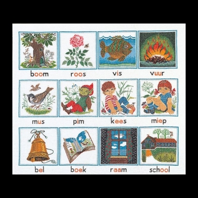 click here to view larger image of Alphabet (counted cross stitch kit)