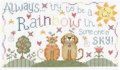click here to view larger image of Be A Rainbow - Gail Bussi (counted cross stitch kit)