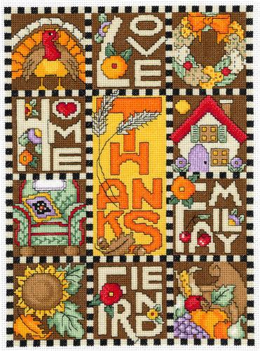 click here to view larger image of Thanksgiving Sampler - Mary Engelbreit (chart)