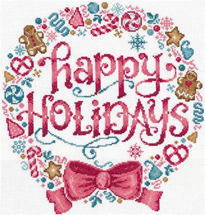 click here to view larger image of Candy Holidays - Ursula Michael (counted cross stitch kit)