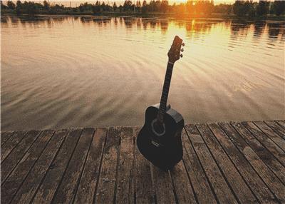 click here to view larger image of Guitar on a Pier (chart)