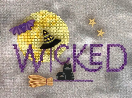 Wicked Stitch (includes free chart) - click here for more details about buttons