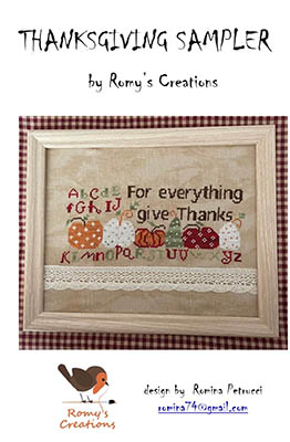click here to view larger image of Thanksgiving Sampler (chart)