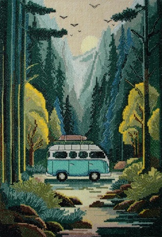 click here to view larger image of Thirst for Adventure (counted cross stitch kit)