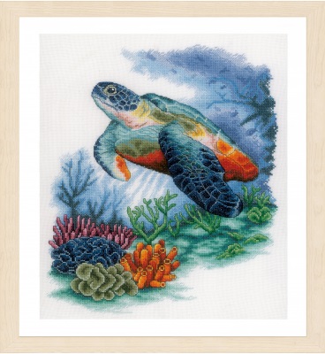 click here to view larger image of Treasures Undersea (counted cross stitch kit)