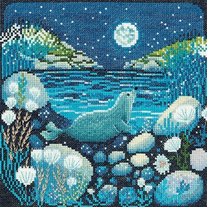 click here to view larger image of Moonlit Bay (counted cross stitch kit)