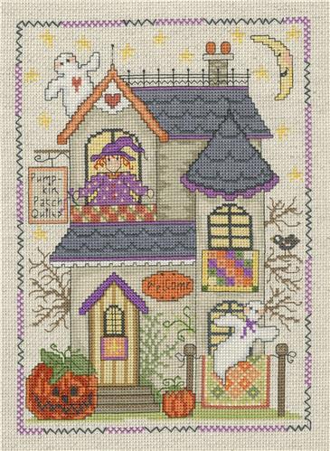 click here to view larger image of Halloween Quilt House - Gail Bussi (chart)