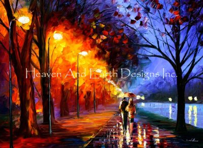 click here to view larger image of Alley by the Lake/Mini - Leonid Afremov (chart)