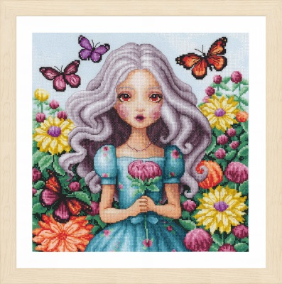 click here to view larger image of I Hold Every Dahlia (counted cross stitch kit)