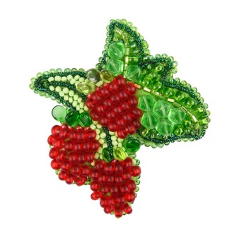 click here to view larger image of Crystal Art - Raspberries (counted cross stitch kit)