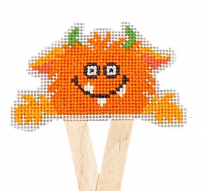 click here to view larger image of Mini Monsters HOP - Ozzy (needlepoint kit)