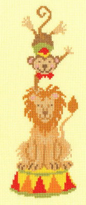 click here to view larger image of Greatest Showmen Jump, The (counted cross stitch kit)