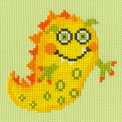 click here to view larger image of Massive Monsters Skip - Yazz (counted cross stitch kit)