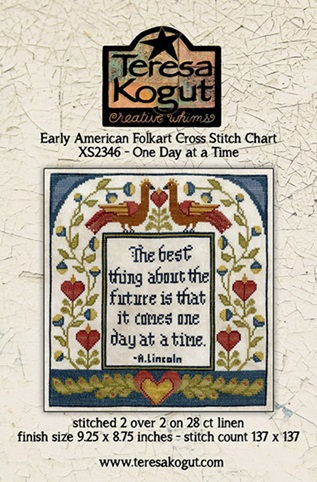 click here to view larger image of Early American Folkart - One Day at a Time (chart)