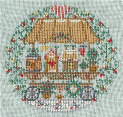 click here to view larger image of Gingerbread Market - Gail Bussi (counted cross stitch kit)