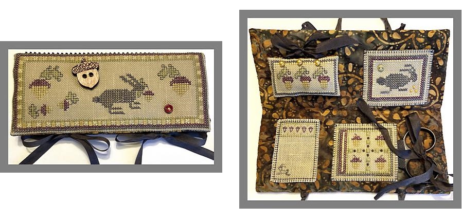 click here to view larger image of Odd Rabbit Out Sewing Case (counted cross stitch kit)