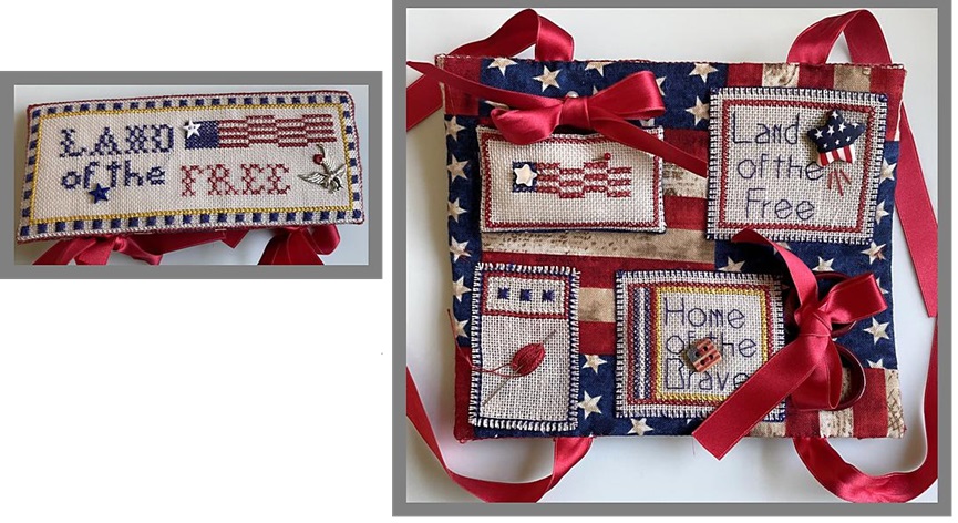 click here to view larger image of Home of the Brave Needle Case (counted cross stitch kit)