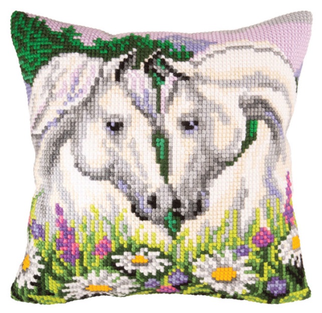 click here to view larger image of Dawn Cushion (counted canvas kit)