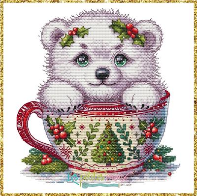 click here to view larger image of Christmas Animal Cup - Bear (chart)