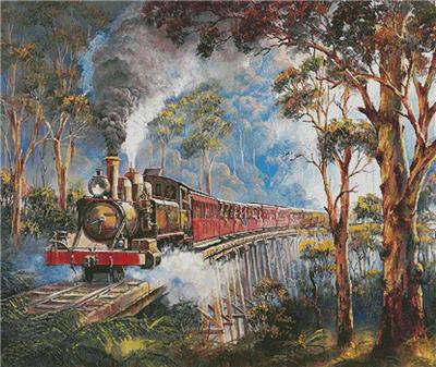 click here to view larger image of Puffing Billy (Large Crop) (chart)