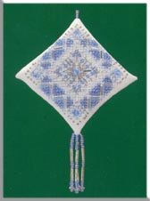 click here to view larger image of Ice Blue Snowflakes (counted cross stitch kit)