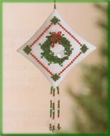 click here to view larger image of Winterbird Wreath (2004) (counted cross stitch kit)