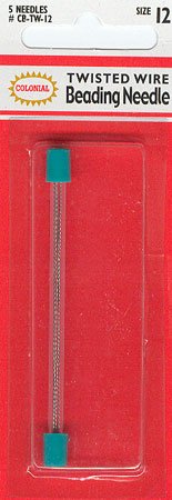 click here to view larger image of Beading Needle (Twisted Wire) - size 12 - Colonial (needles)