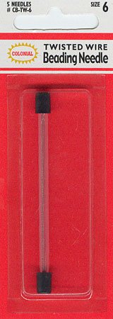 click here to view larger image of Beading Needle (Twisted Wire) - size 6 - Colonial (needles)