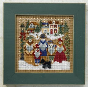 click here to view larger image of Caroling - Christmas Village (counted cross stitch kit)