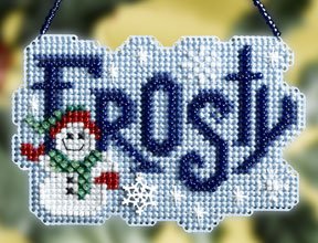 click here to view larger image of Frosty (2008) (counted cross stitch kit)