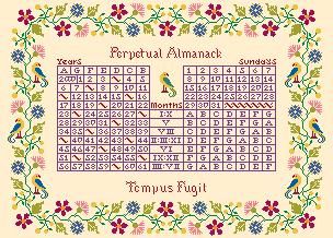 click here to view larger image of Almanack (chart)