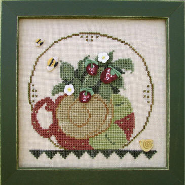 click here to view larger image of Cup of Tea - June  (button pack)