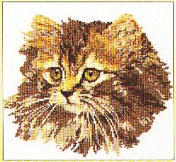 click here to view larger image of Cat (counted cross stitch kit)